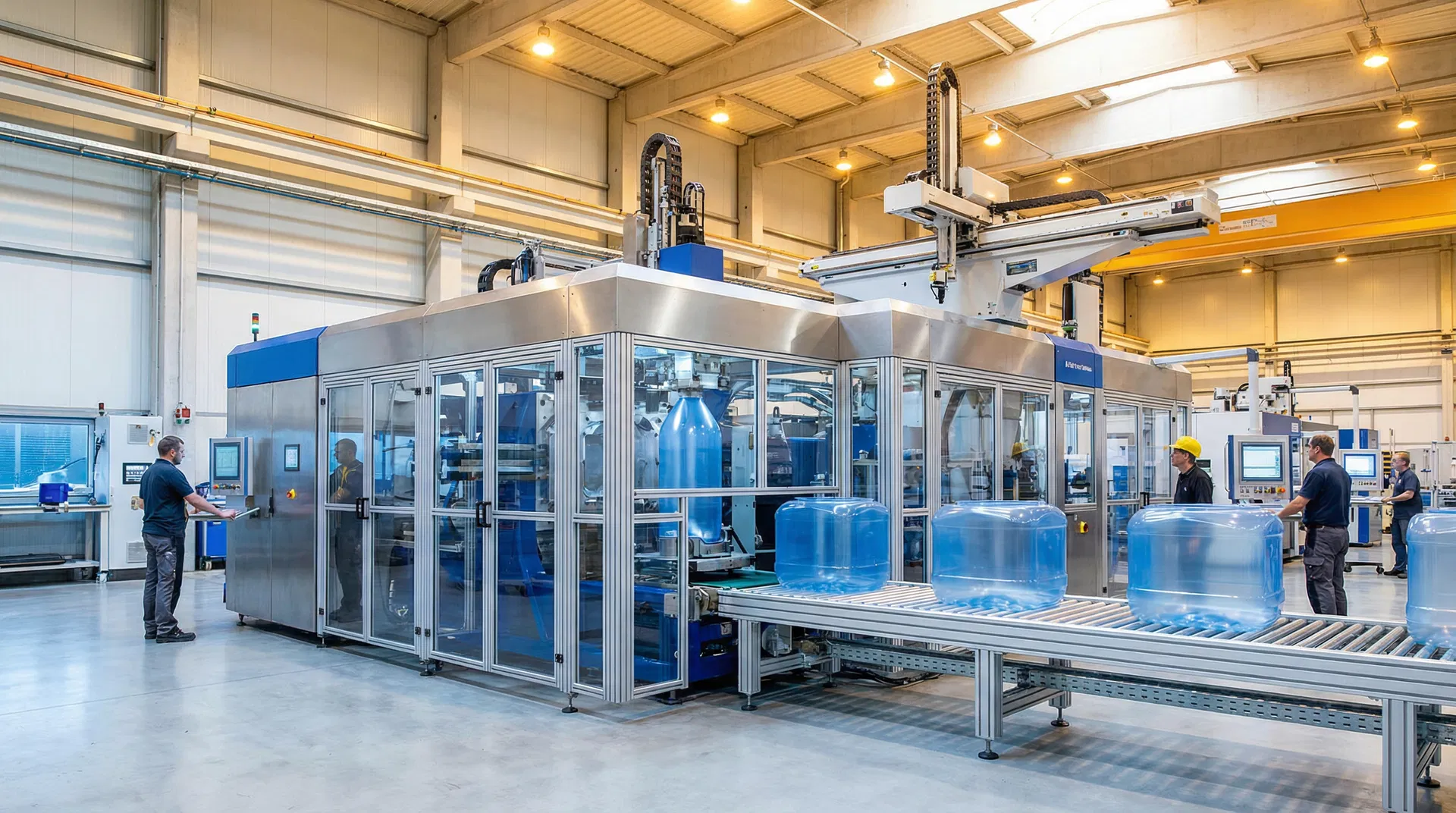 Máquina de sopro industrial