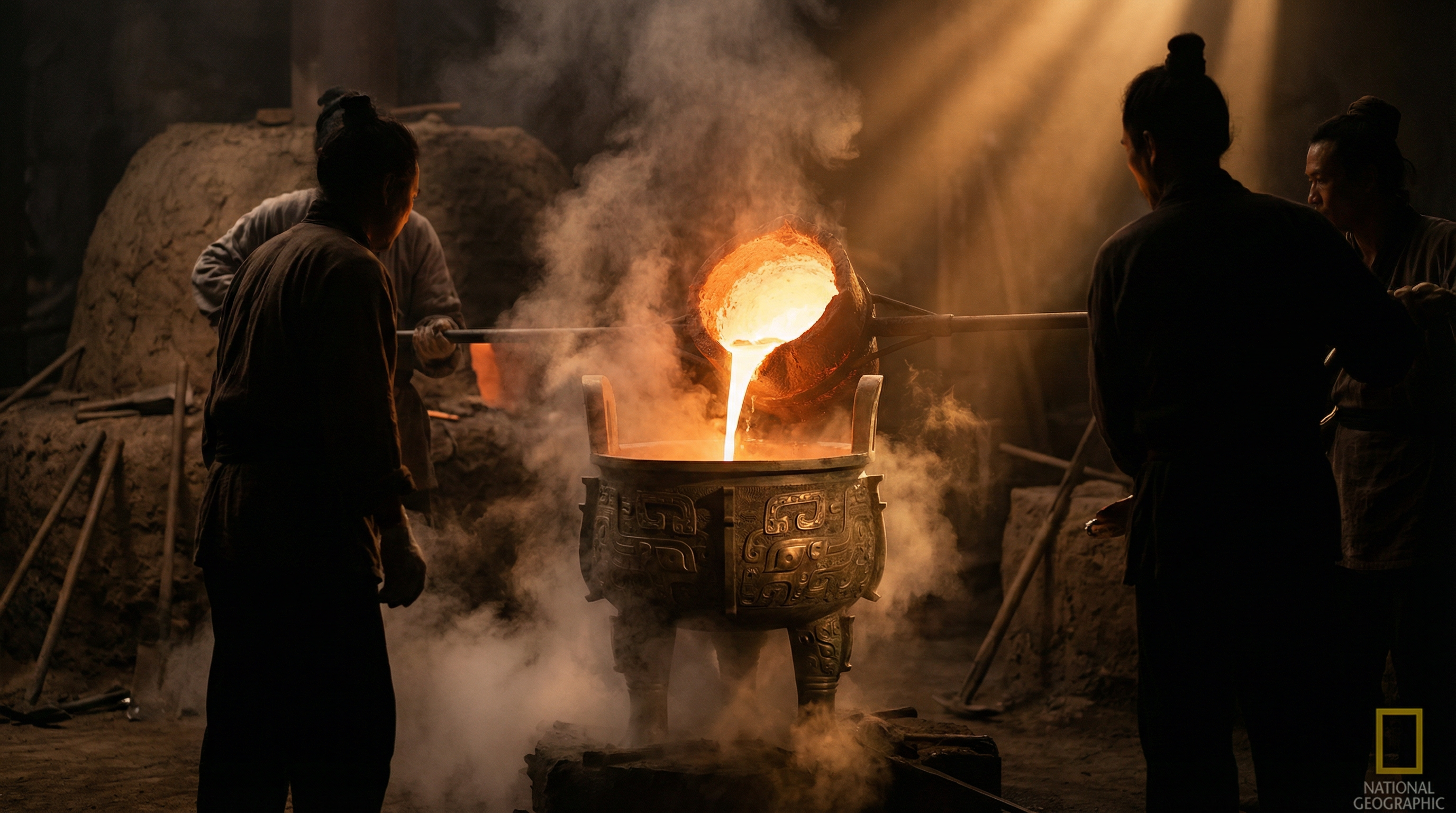 Chinese Bronze Casting Techniques — Shang Dynasty China ancient artifact, Bronze Age