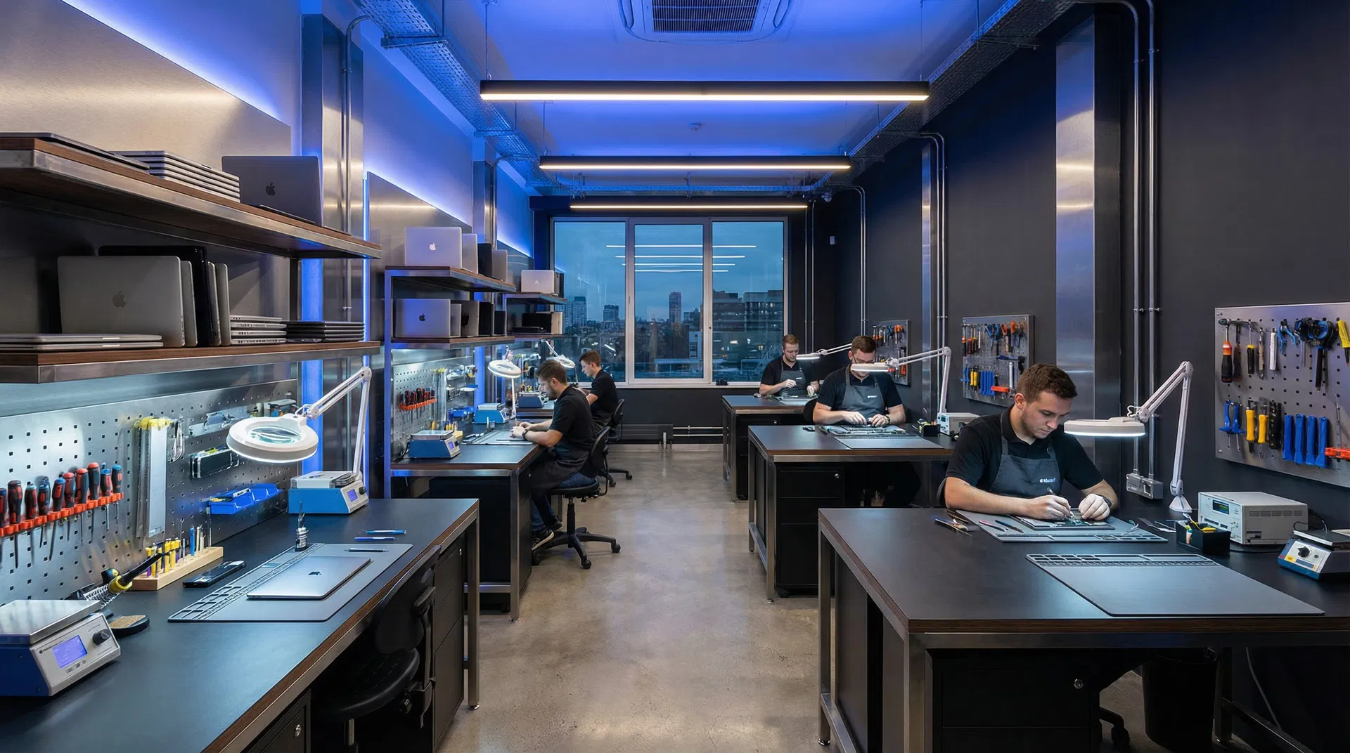 Taller profesional de reparación Apple