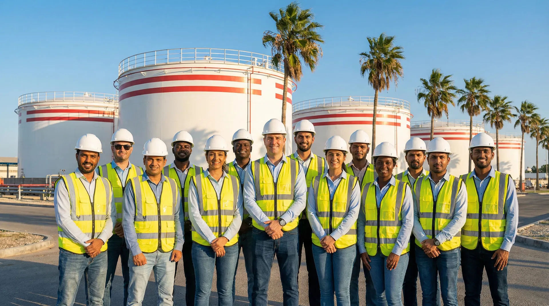 Island Tank Solutions team at work