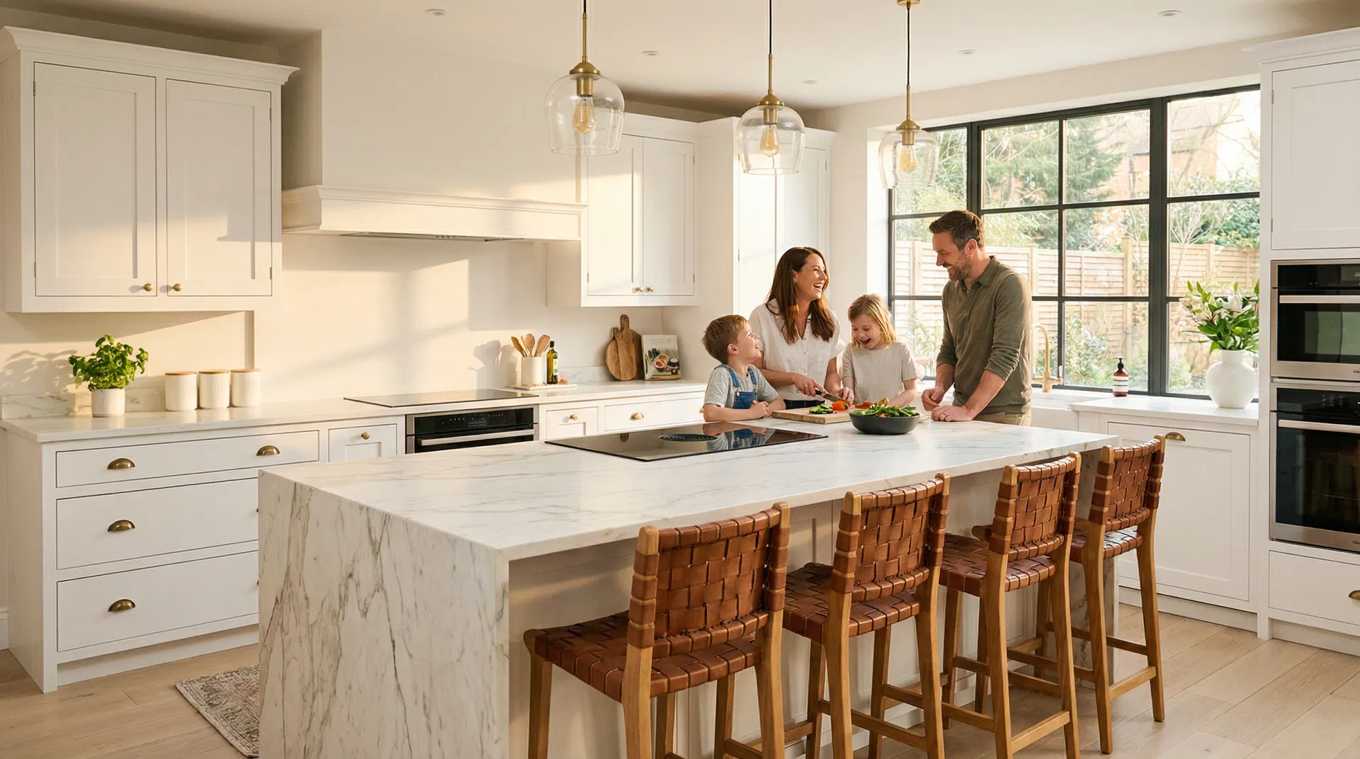 Beautiful resprayed kitchen