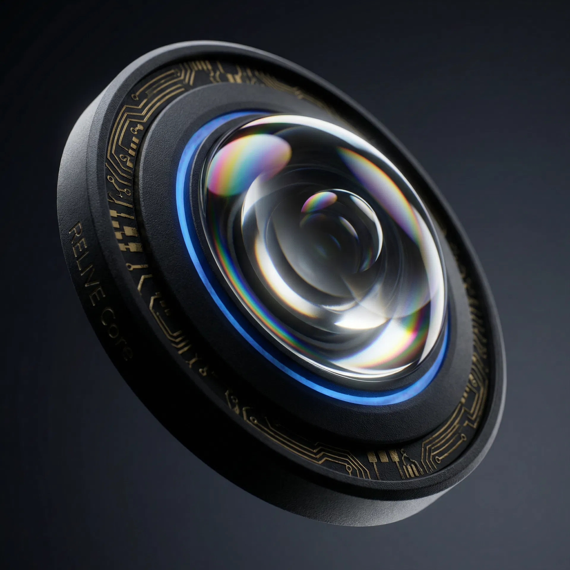 180° fisheye lens detail