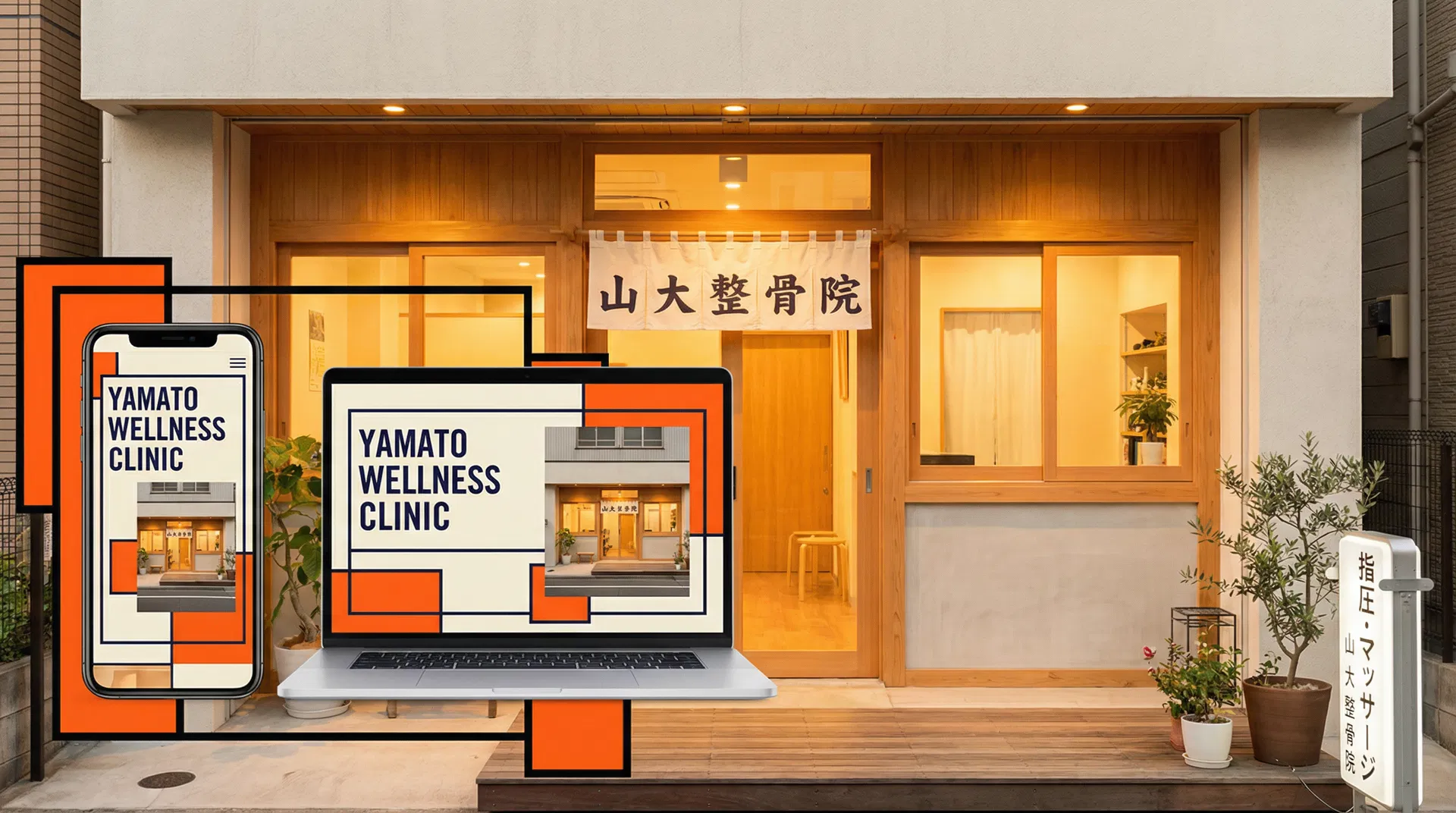 モダンなホームページのイメージ