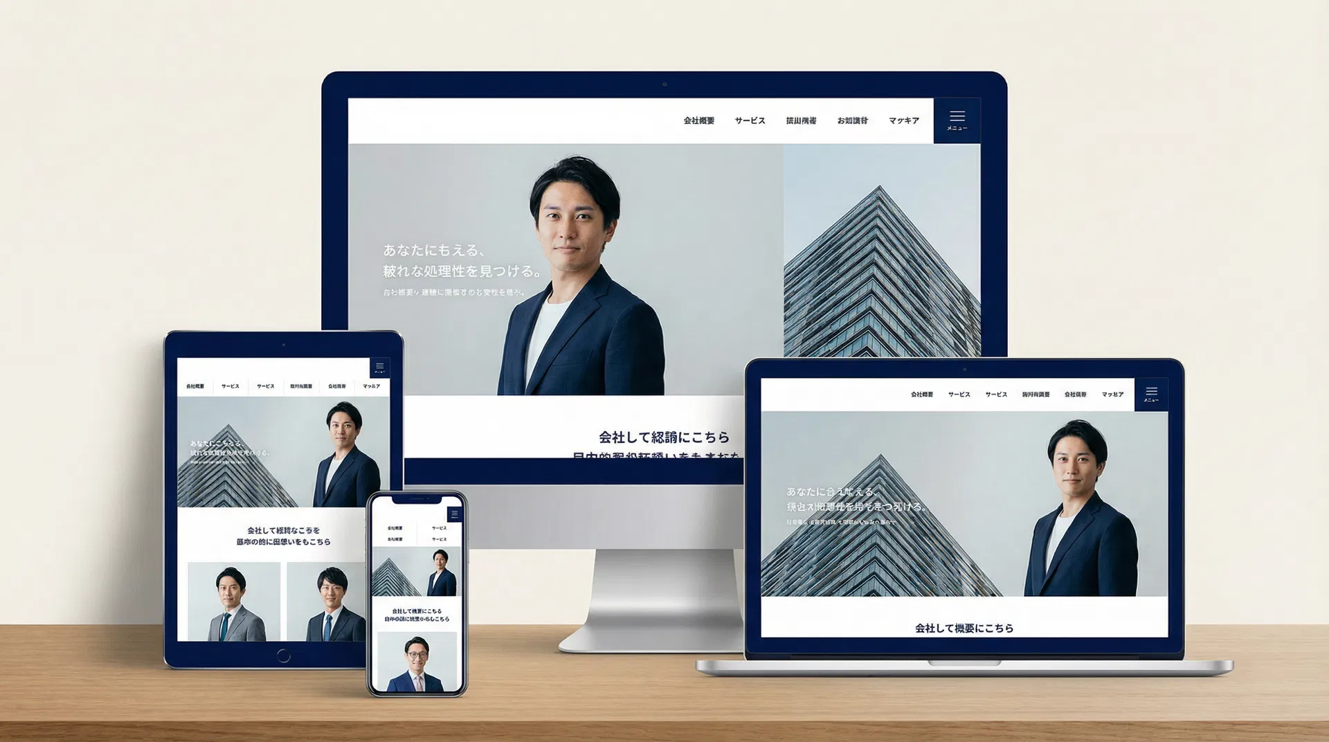 マルチデバイス対応のイメージ