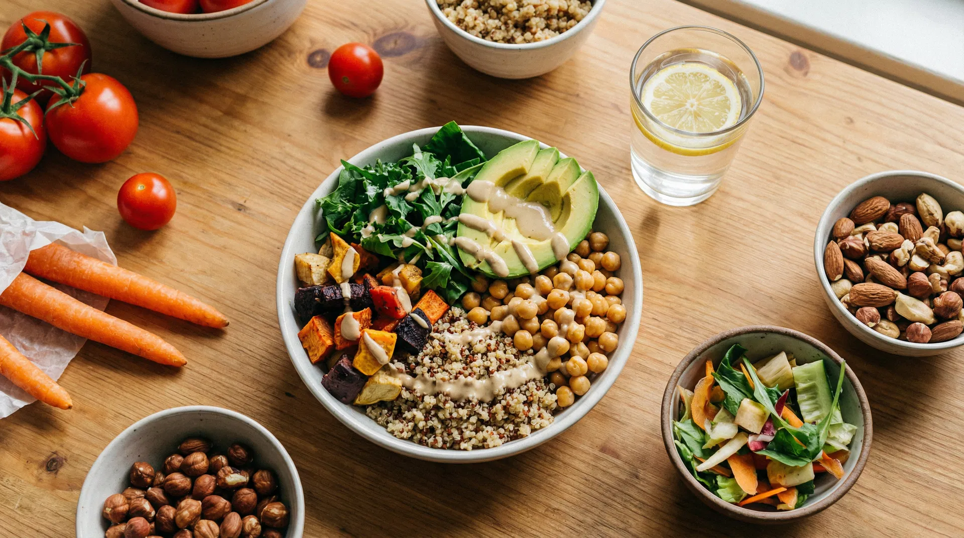 Sustainable plant-based meal