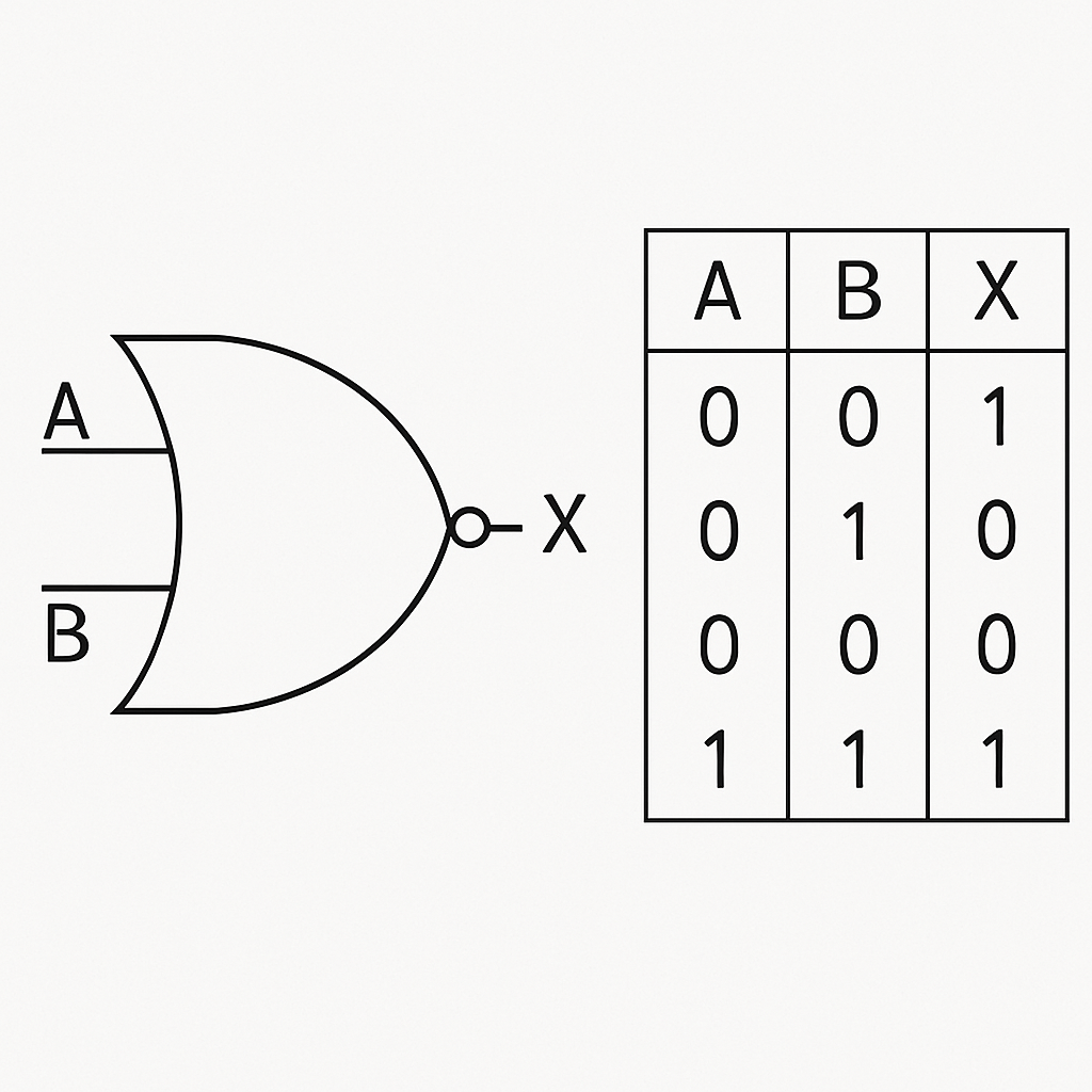 Diagrama da Porta XNOR