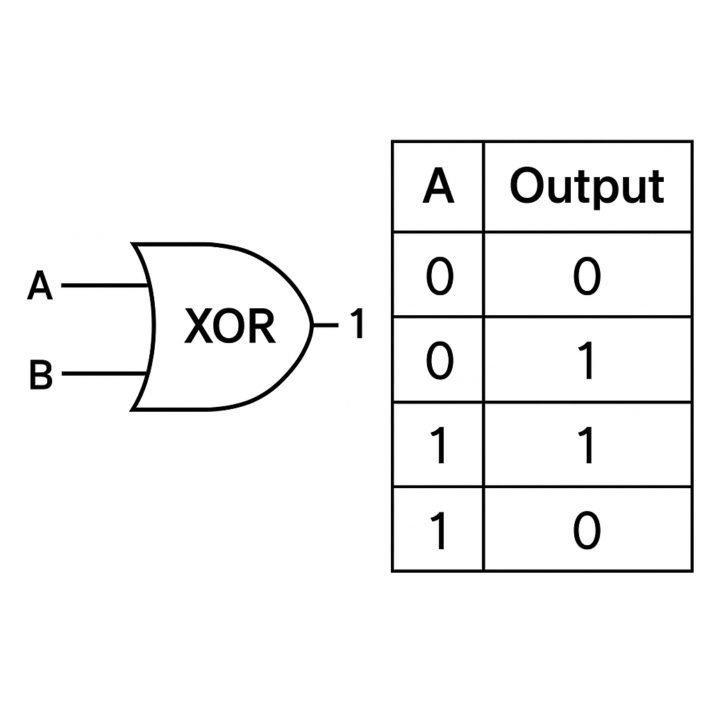 Diagrama da Porta XOR