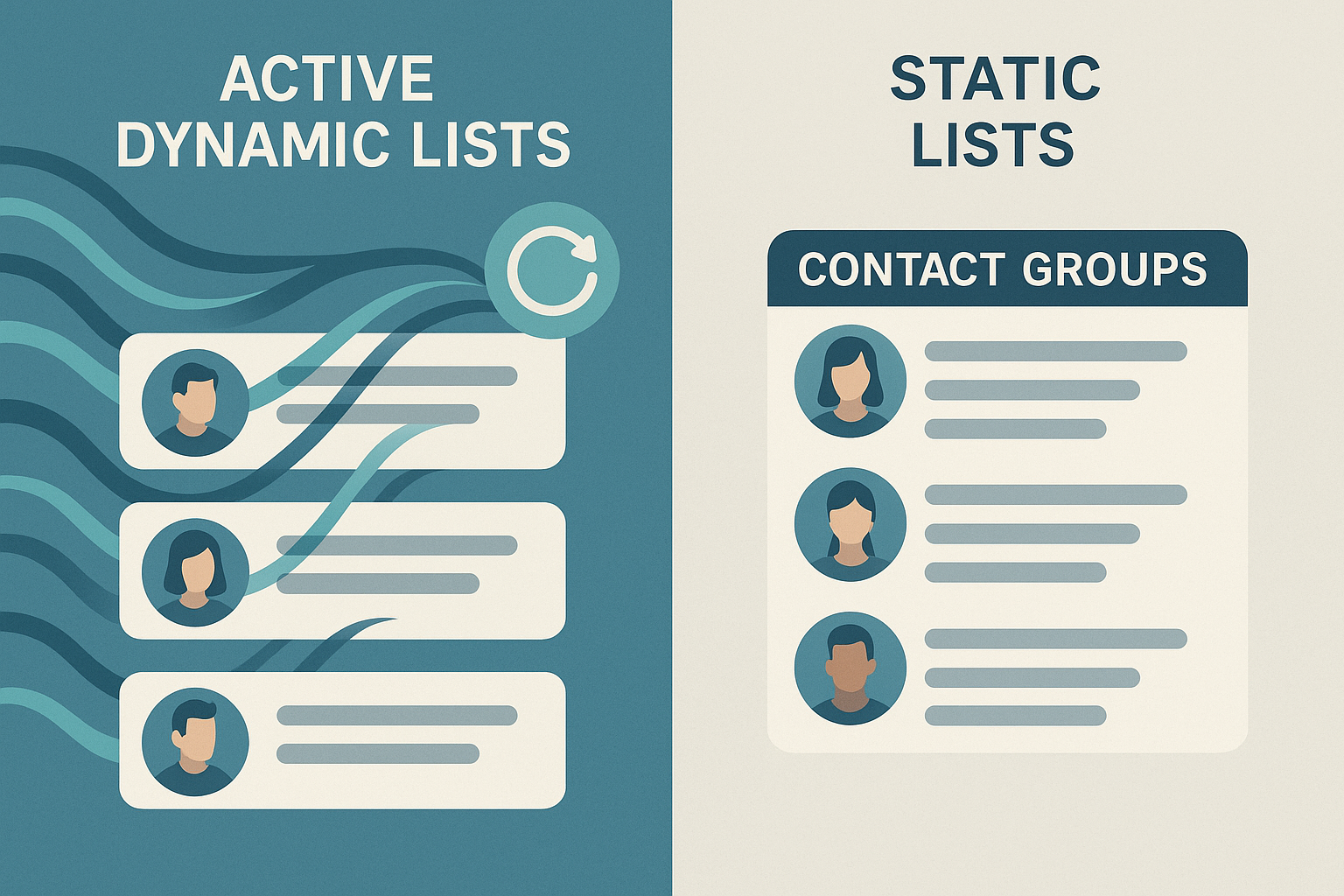 Active vs Static Lists