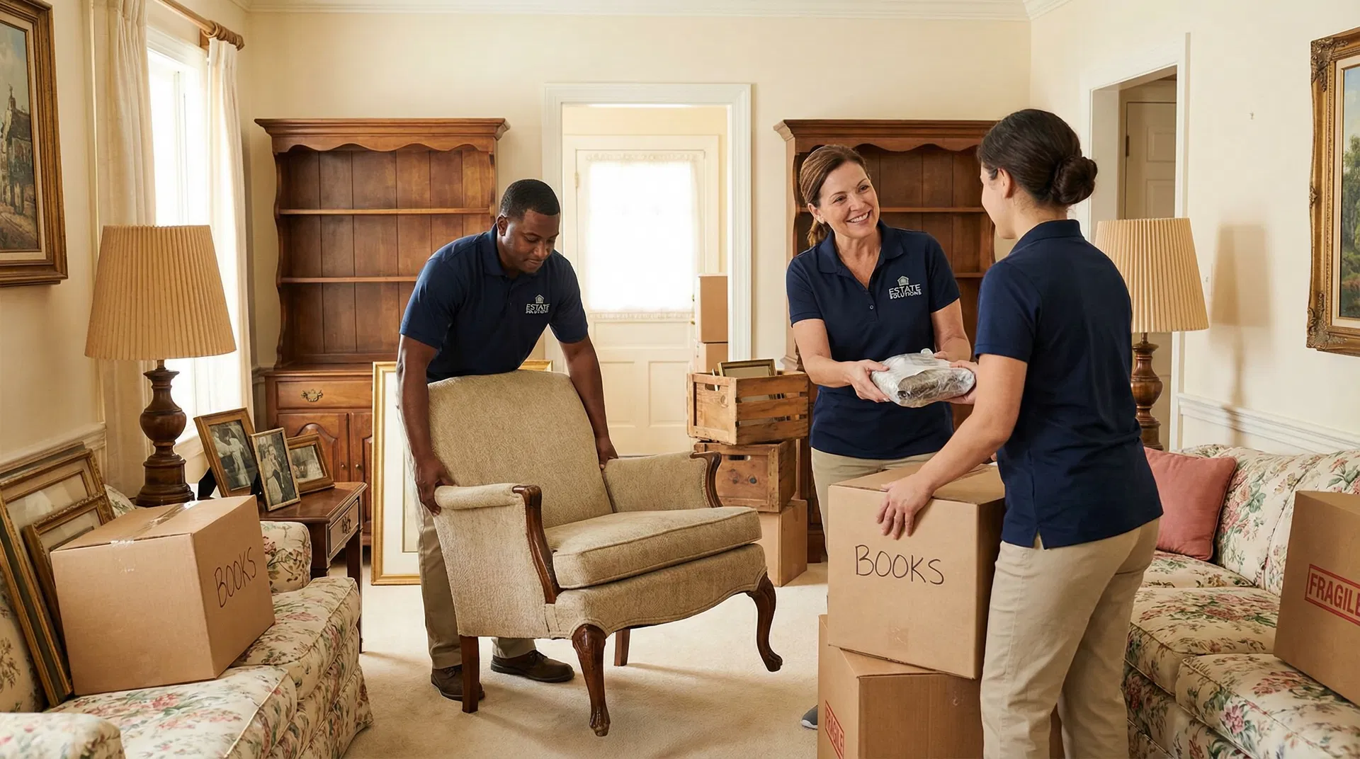 Estate cleanout service in Nashville TN - compassionate removal of household items and furniture