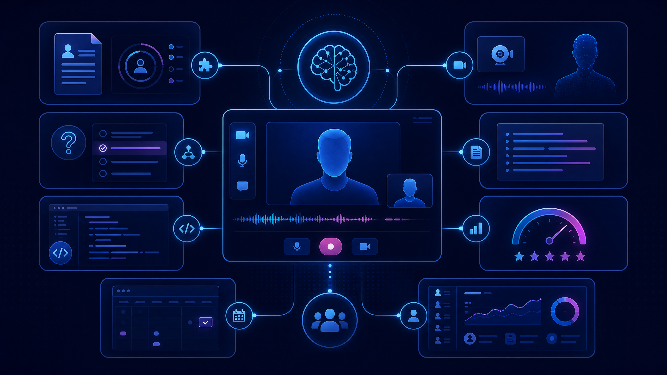 How to Evaluate Ai Interview Platform for Faster Candidate Screening 2 AI interview platform with structured questions, voice screening, coding, and evaluation modules