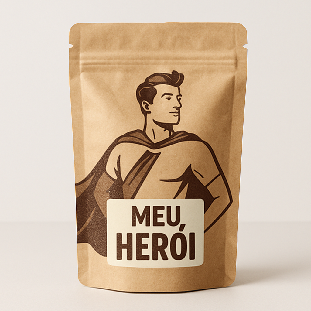 Embalagem Ilustração de Pai Super-Herói