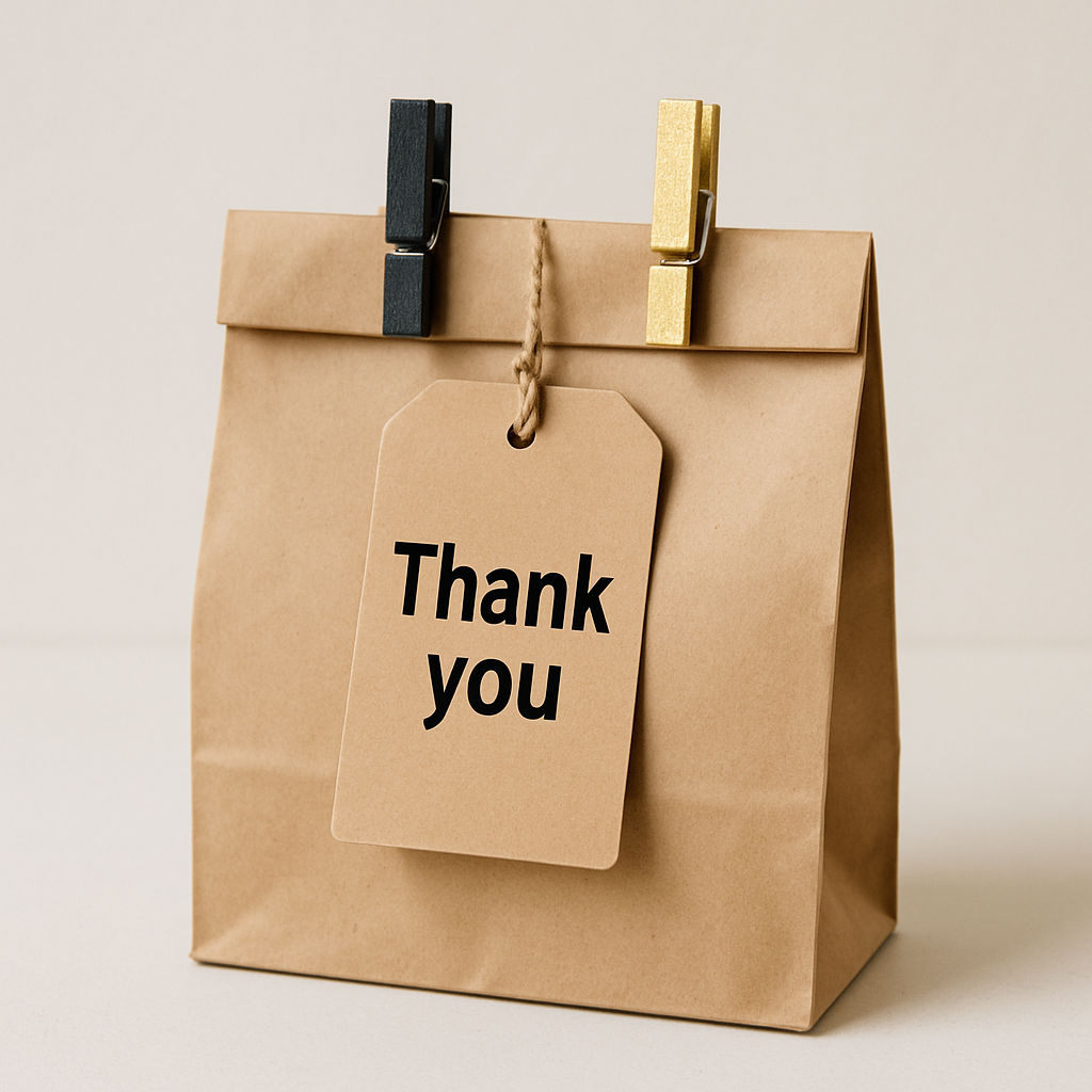 Embalagem Fecho com Pregador de Madeira Decorado