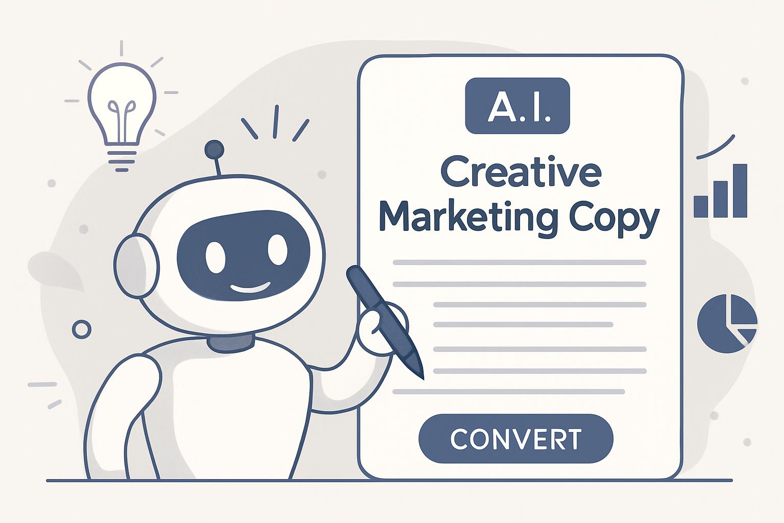 AI writing creative marketing copy