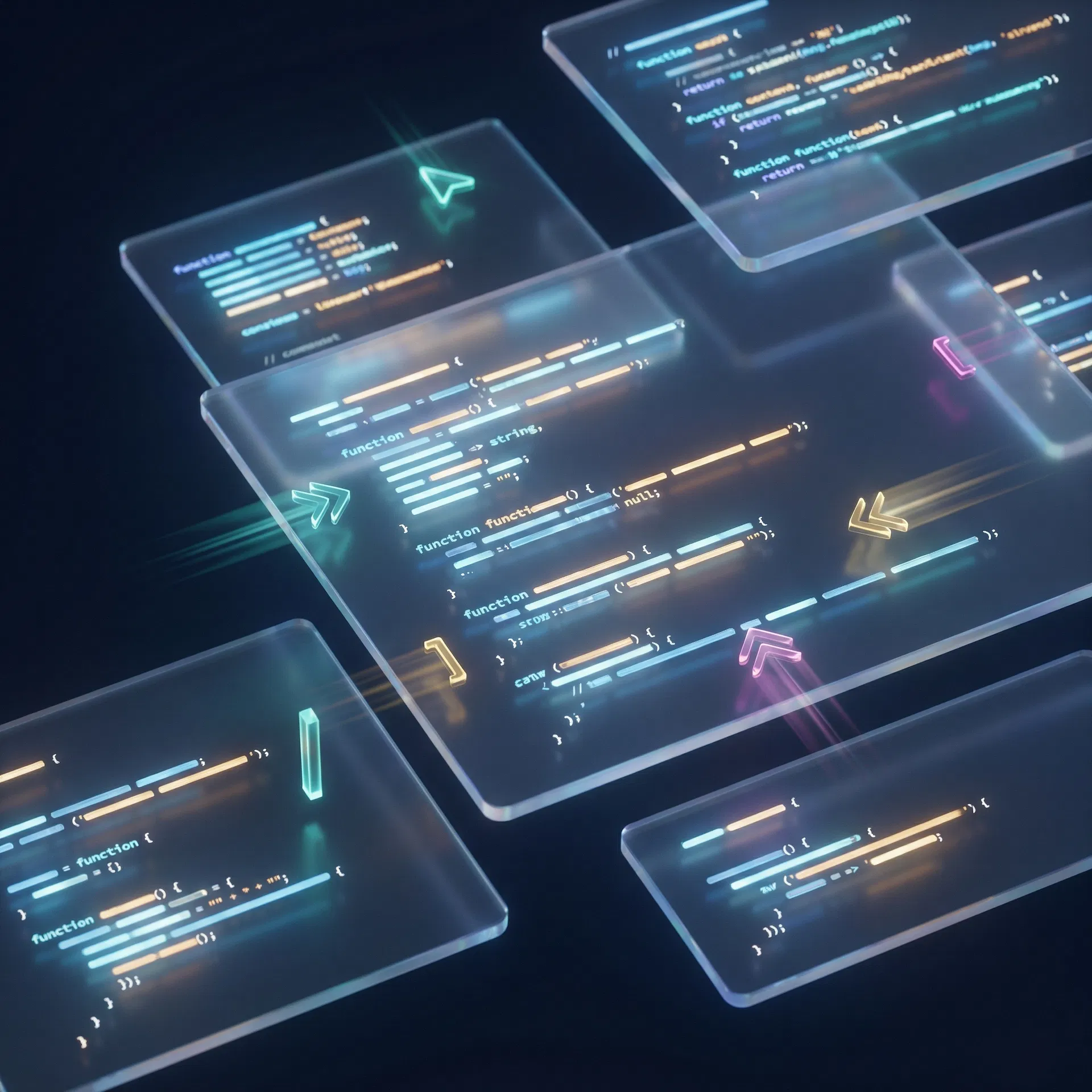 Code editor with syntax highlighting