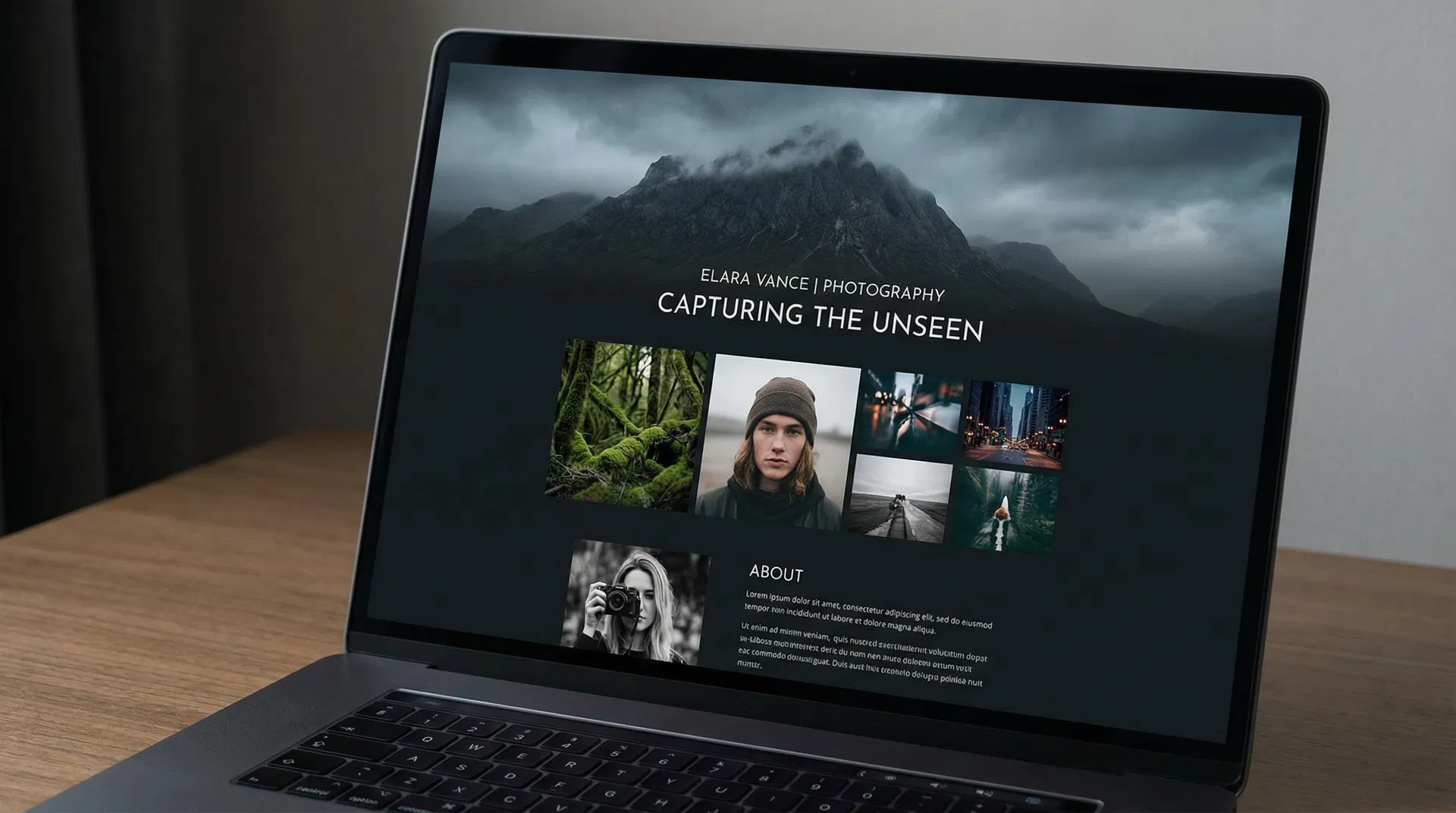 Template Portfolio Créatif - Exemple de site web Portfolio