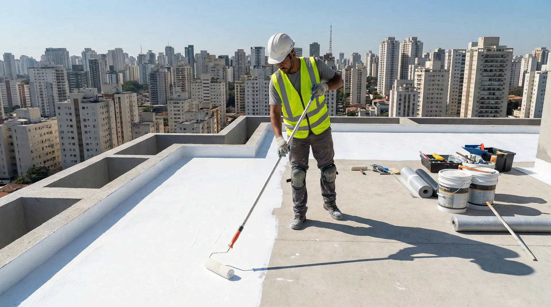Impermeabilização na Zona Leste