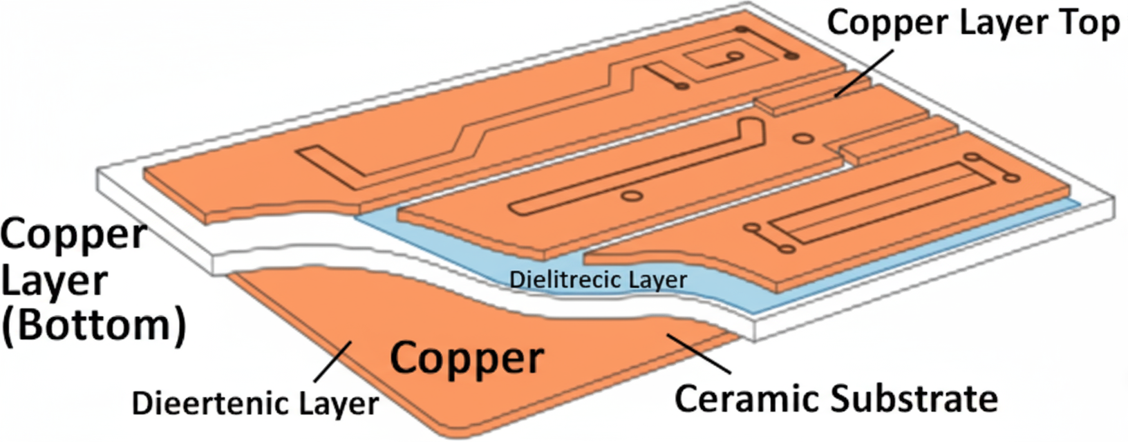 Ceramic PCB Structure