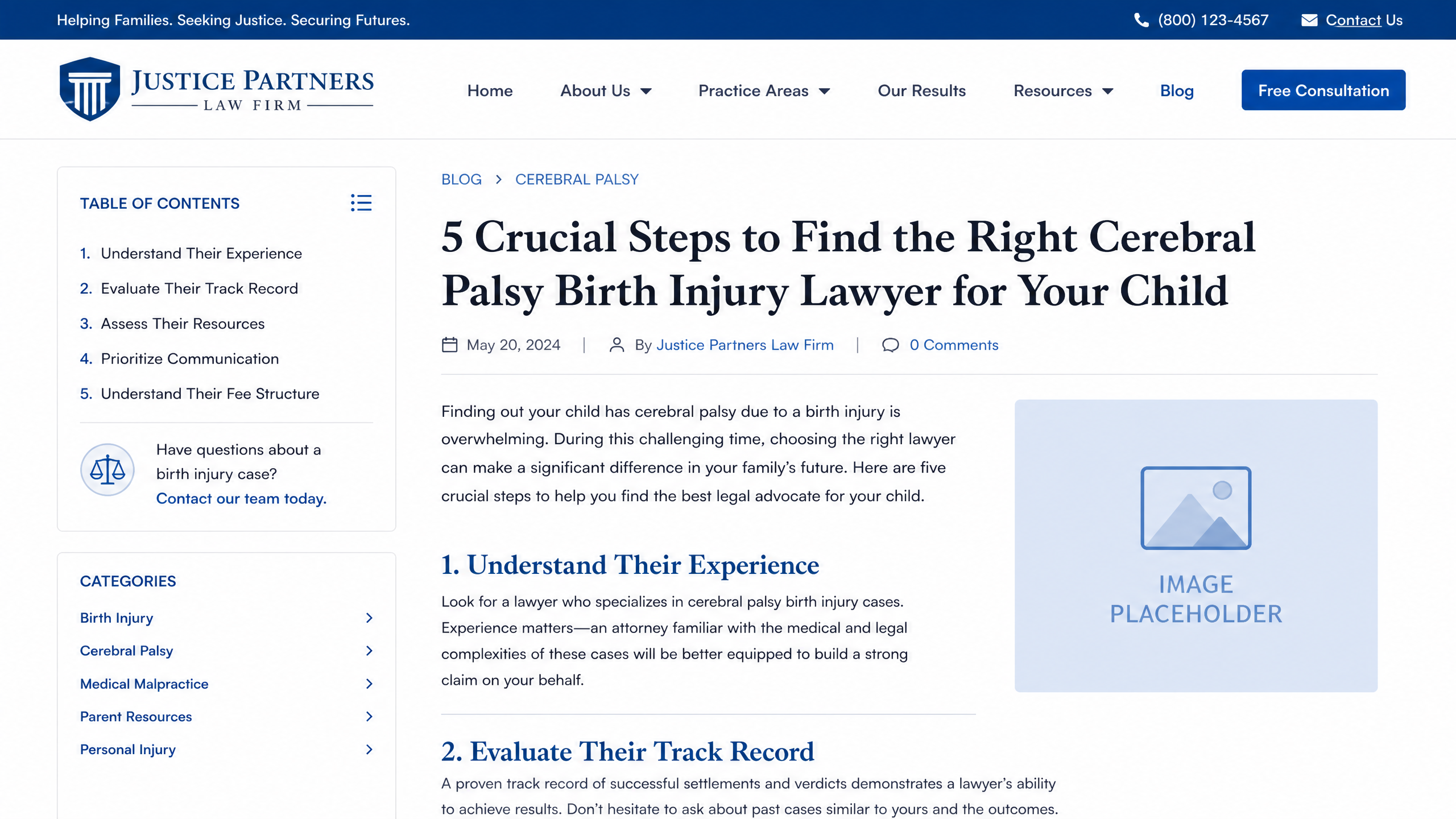 Cerebral Palsy Birth Injury Lawyer Guide