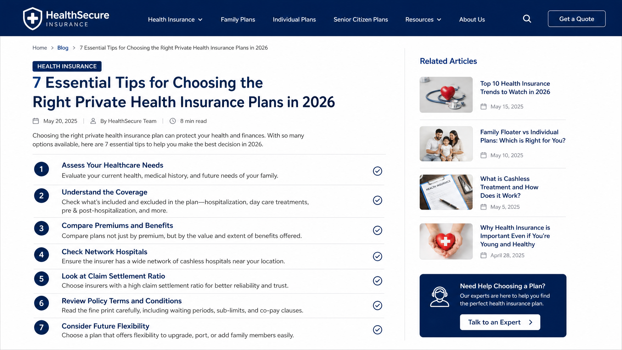 Private Health Insurance Plans Guide