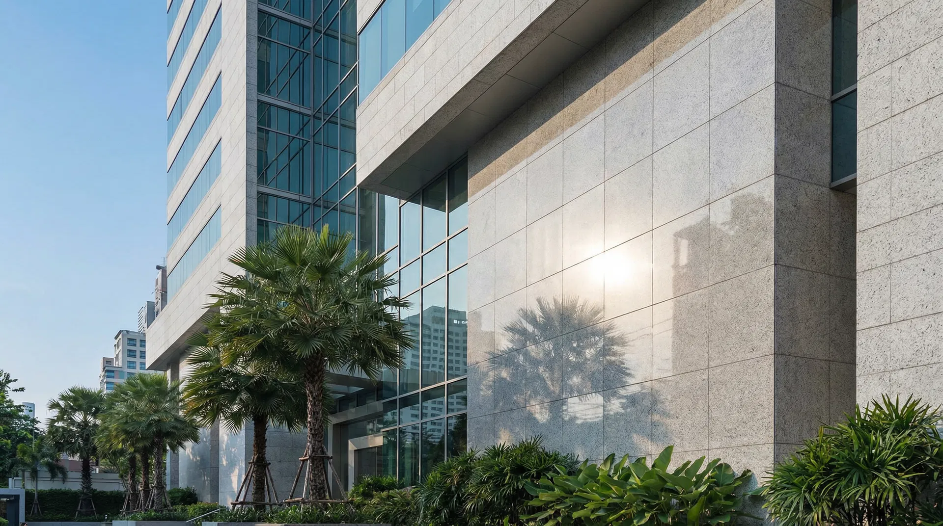 อาคารสำนักงาน — ไวท์เพิร์ลแกรนิต