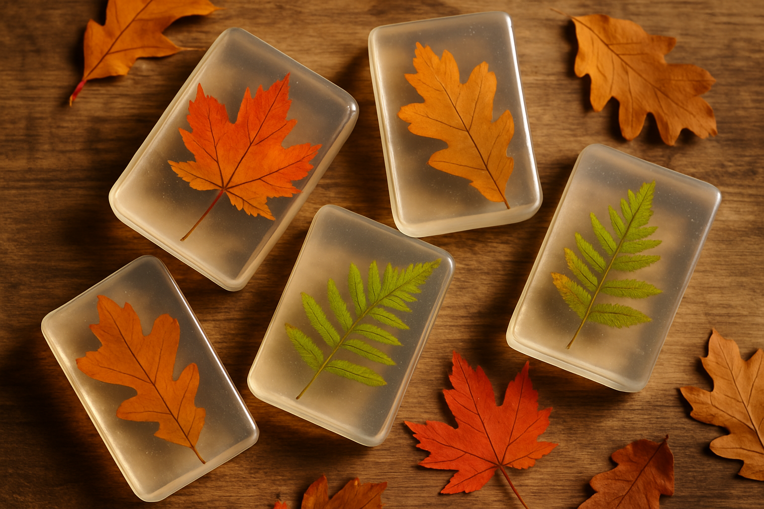 Autumn Leaf Soaps