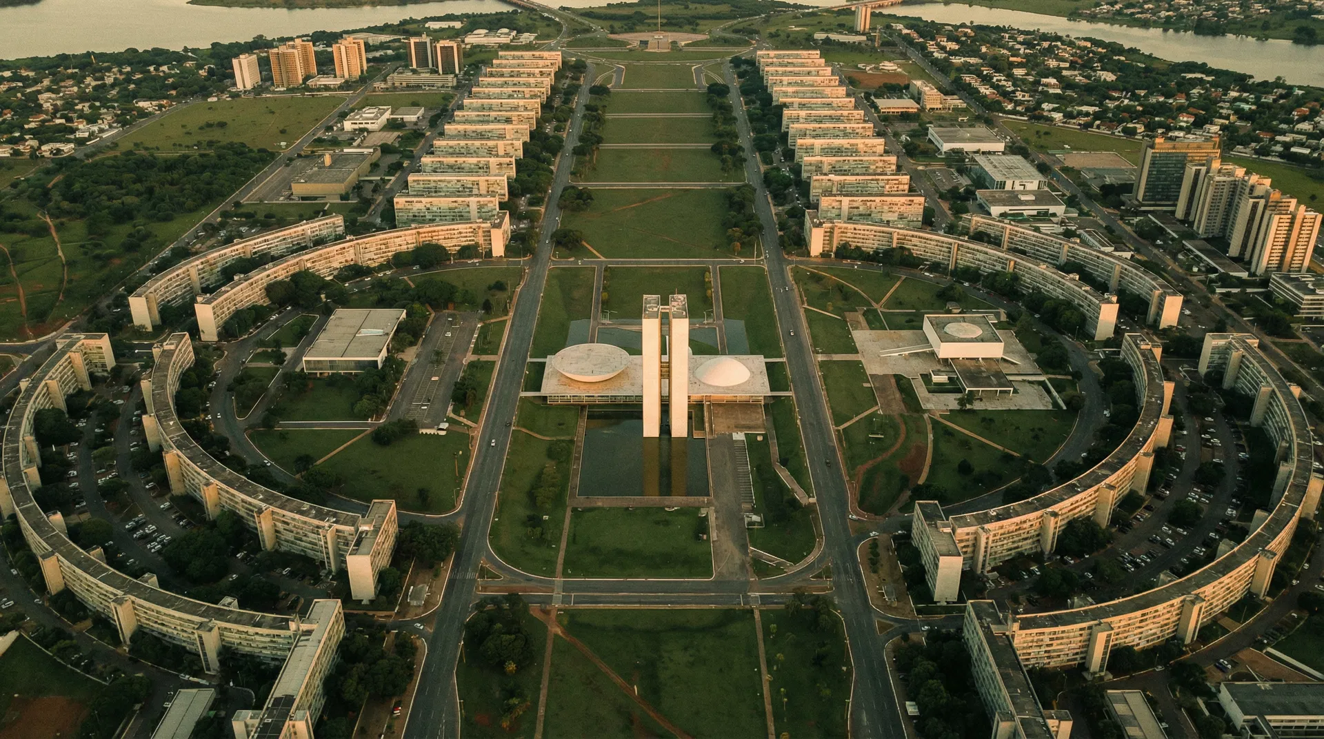Vista aérea de Brasília