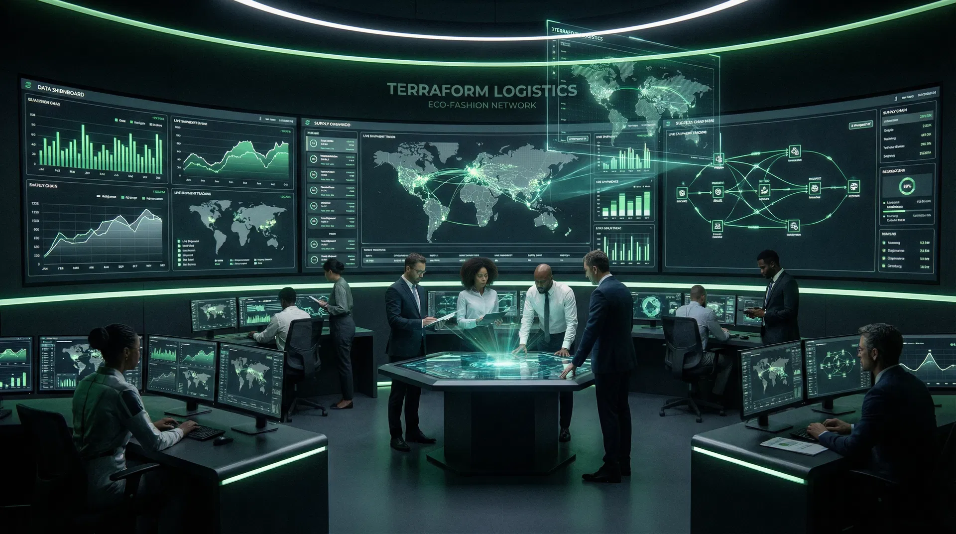 AI-powered supply chain control room