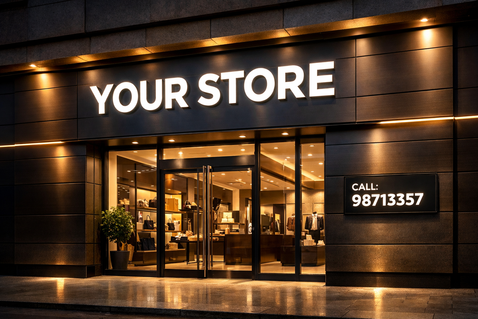 تصميم وتركيب واجهات المحلات واللوحات الإعلانية في حولي