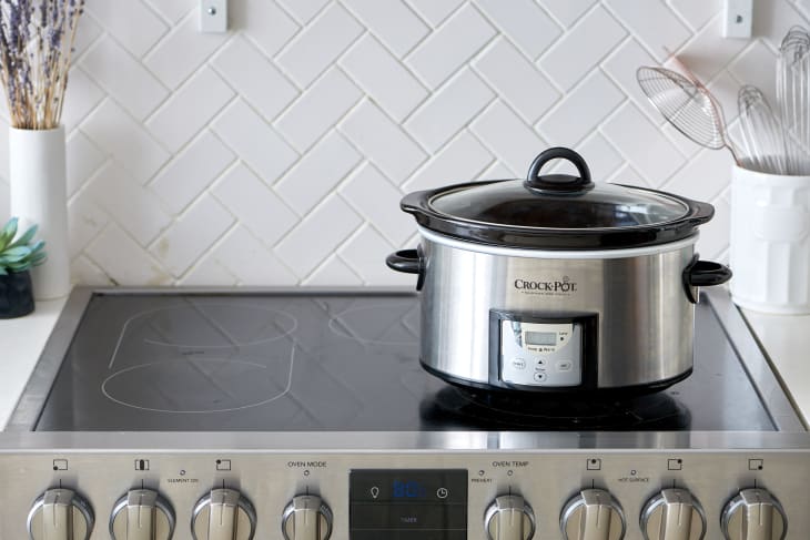 Slow Cooker in a Modern Kitchen