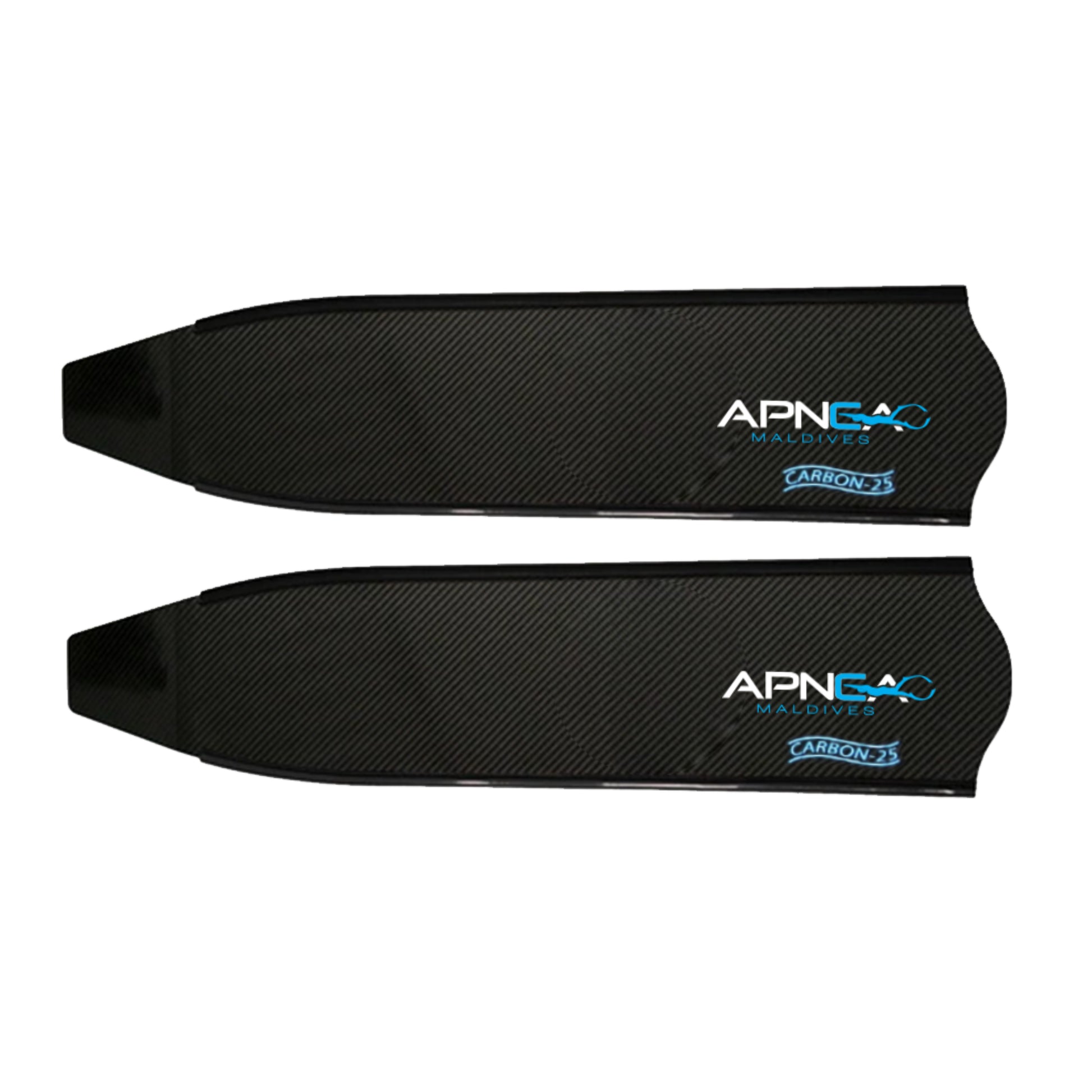 Apnea Fins Minimal Carbon — Clean black carbon blade