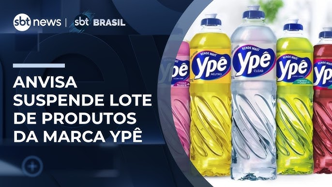 Produtos Ypê suspensos pela Anvisa