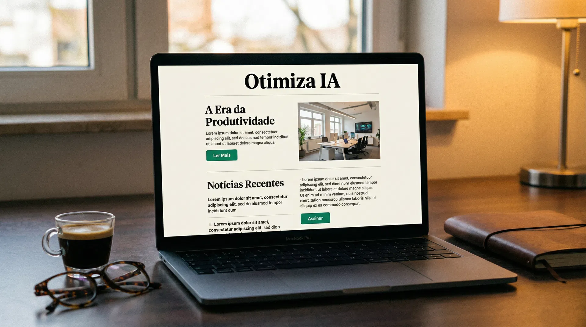Prévia da newsletter Otimiza IA