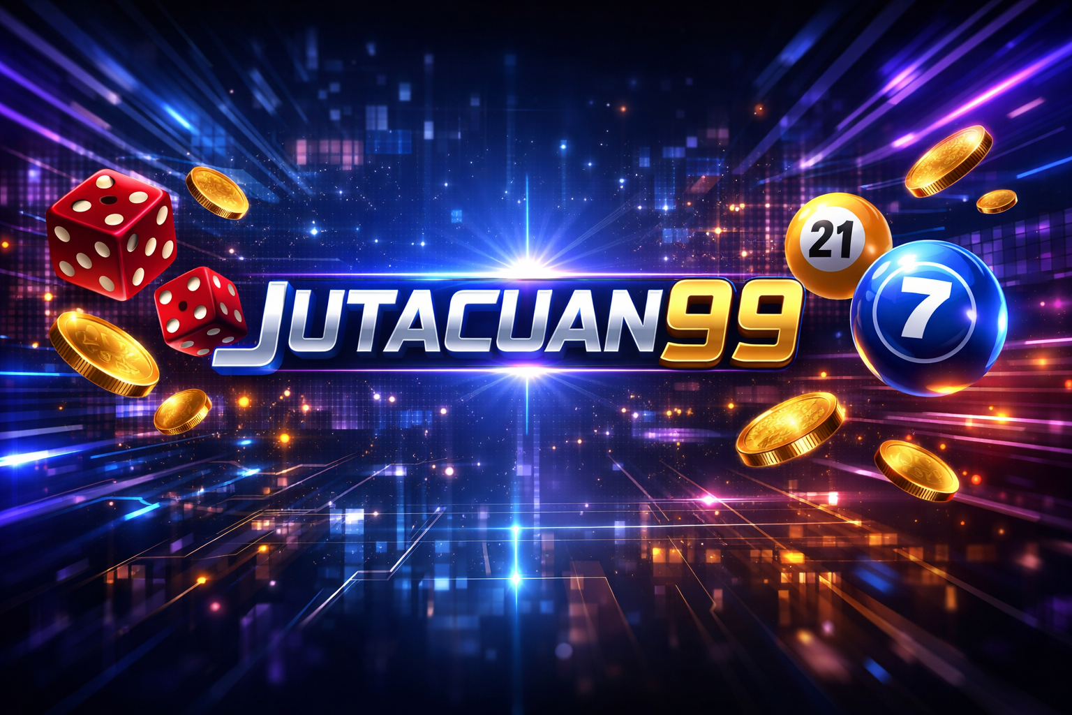 Jutacuan99 Banner Futuristik
