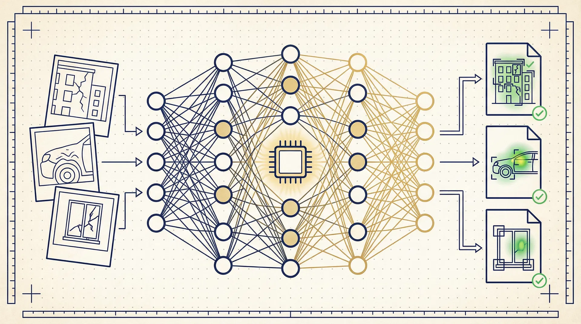 AI forensic pipeline visualization