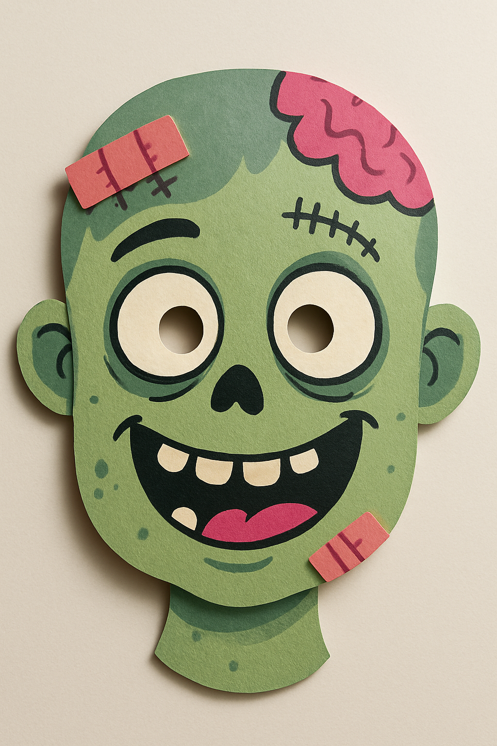 Máscara Zumbi Brincalhão