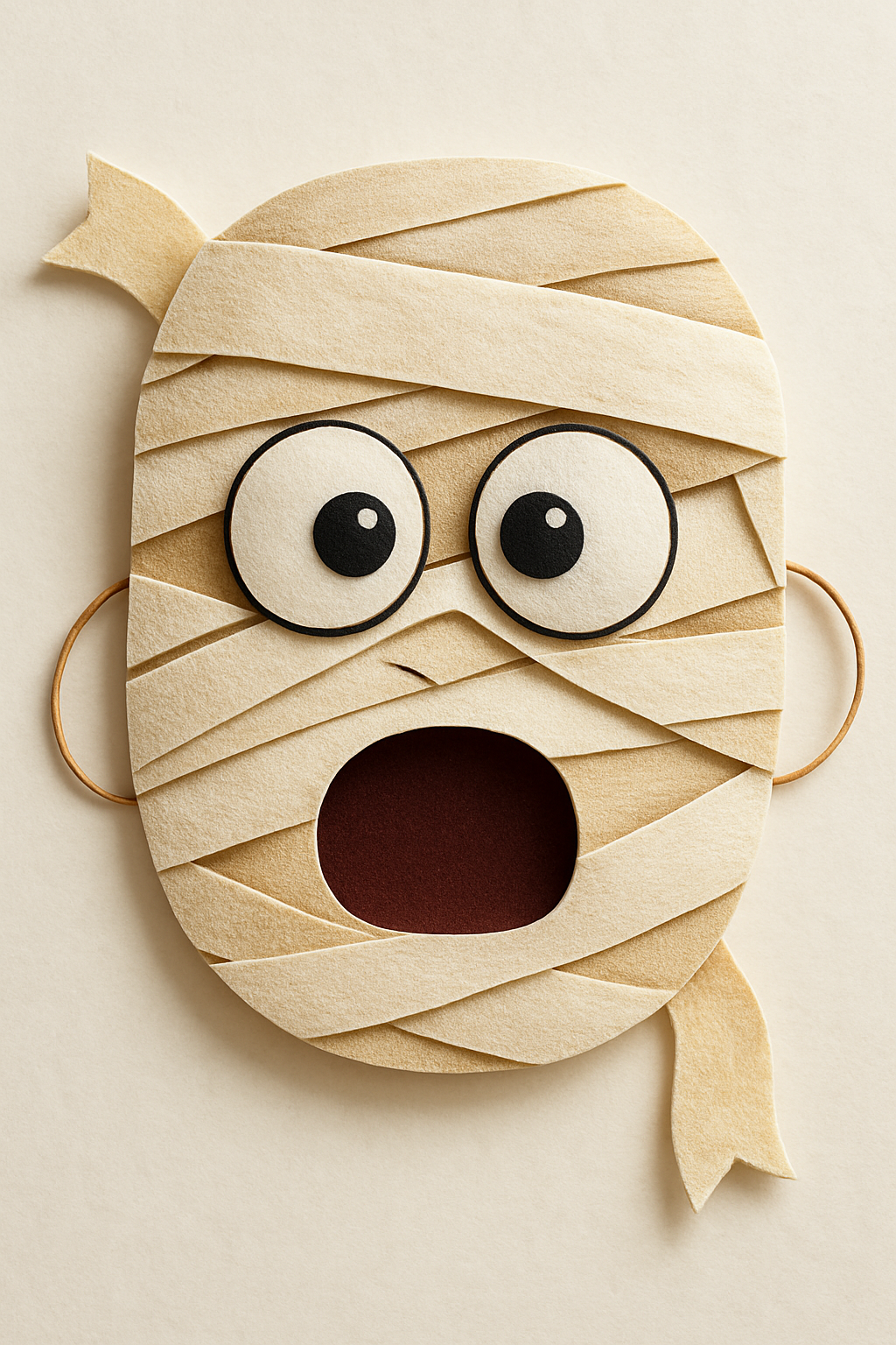 Máscara Múmia Engraçada