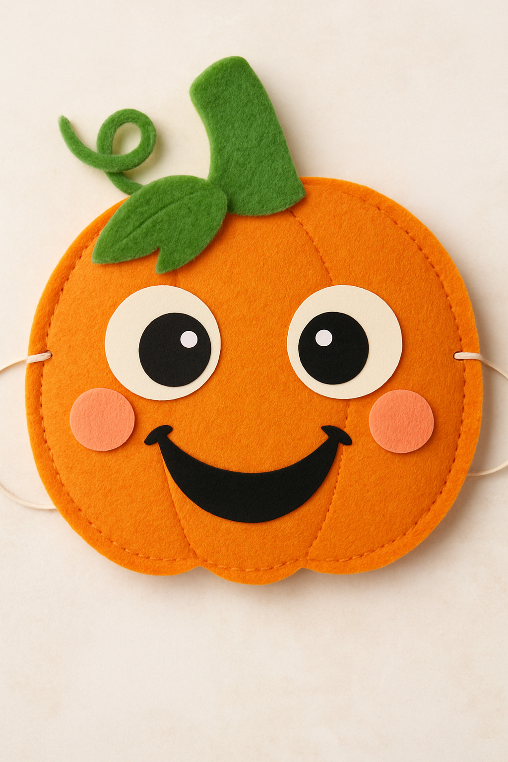Máscara Abóbora Feliz