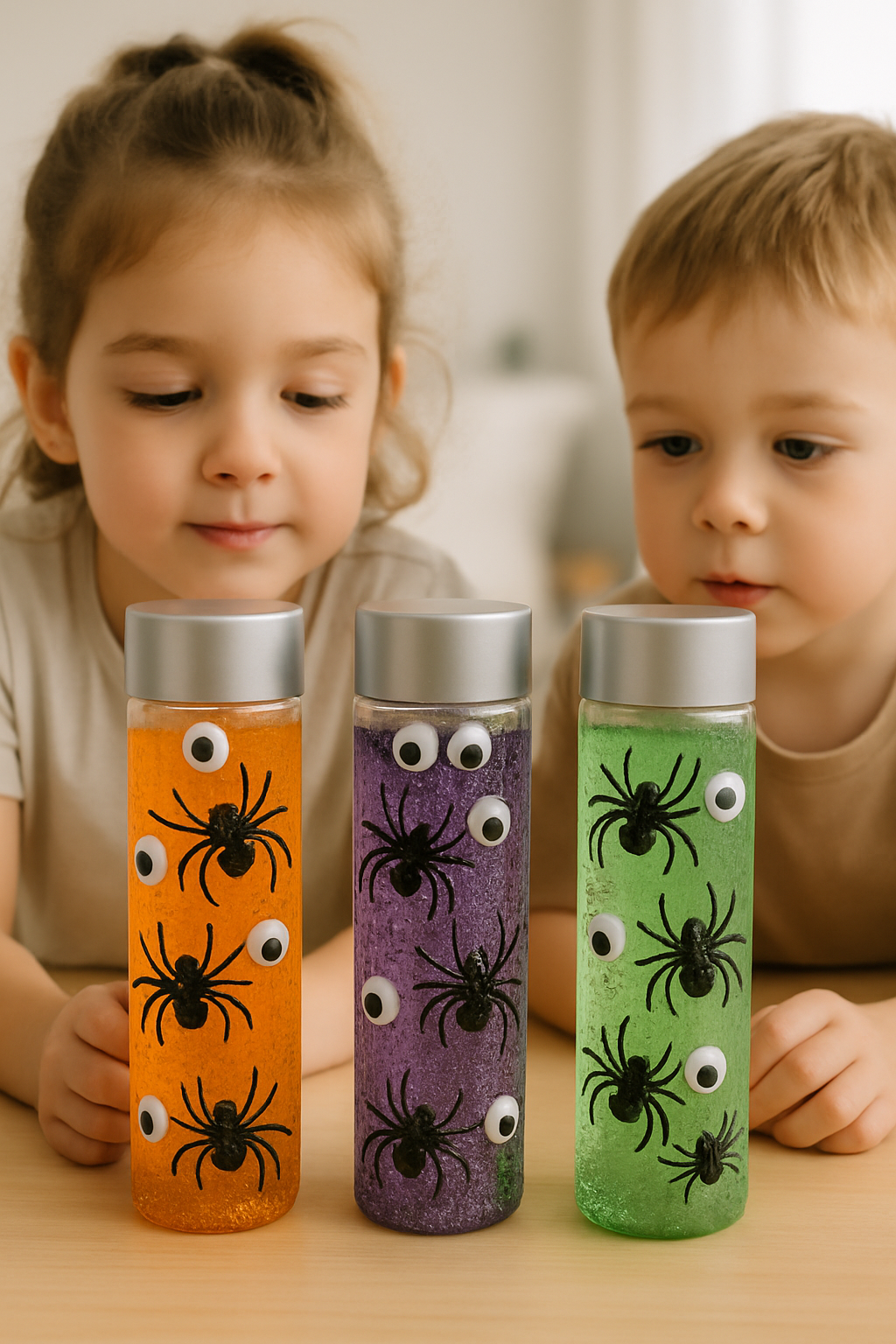 Garrafas da Calma de Halloween