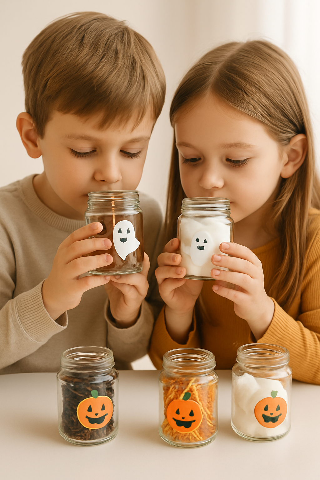 Potinhos de Cheiro Misterioso de Halloween