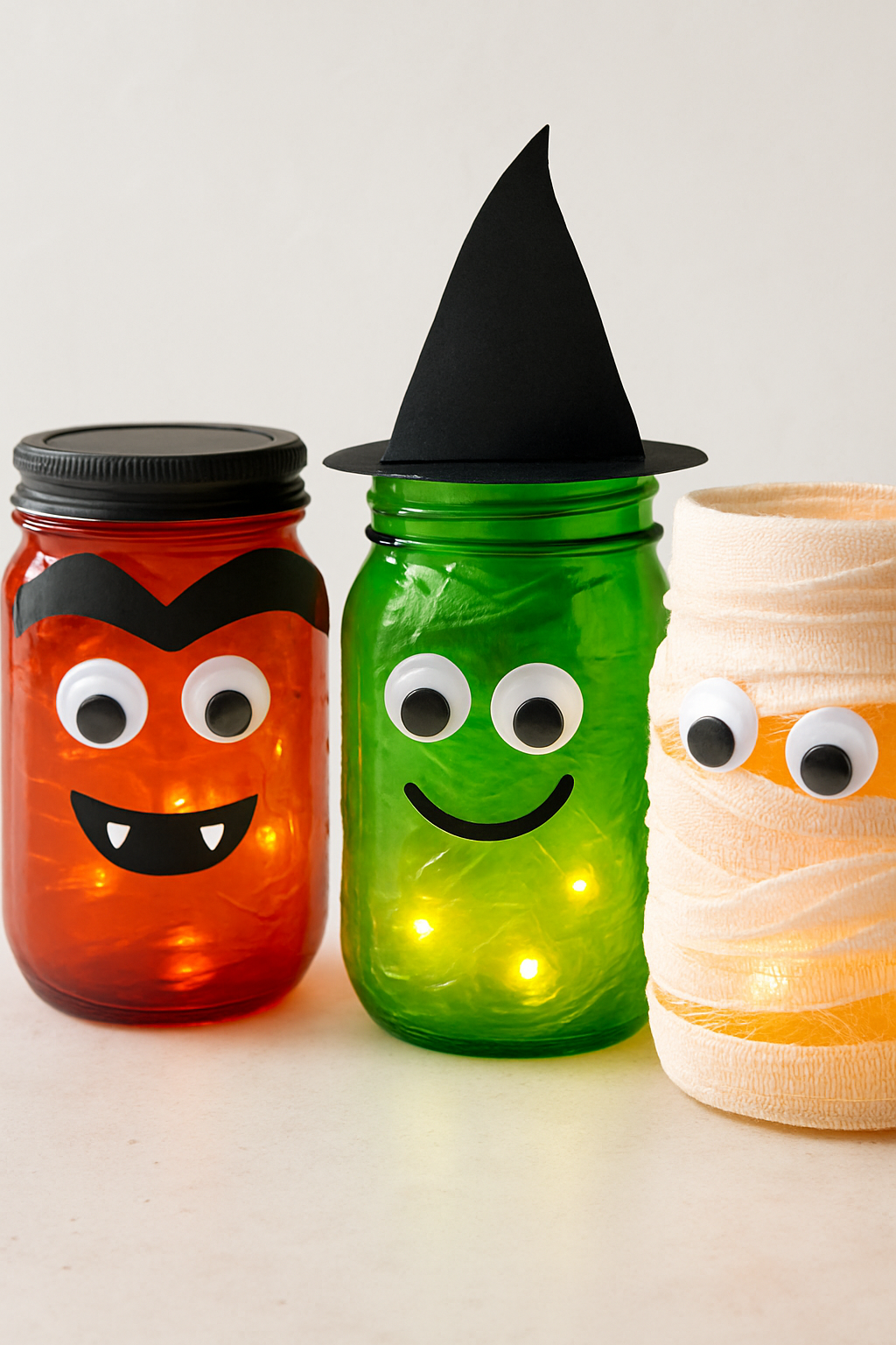 Luminárias de Monstrinhos Sensoriais