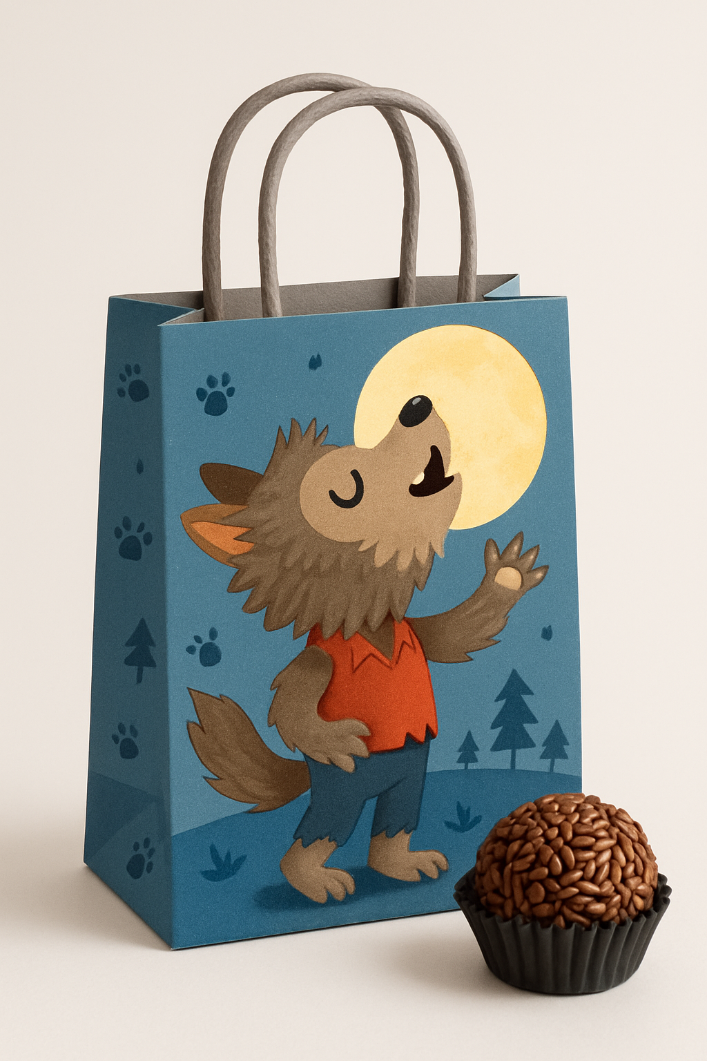 Lembrancinha Lobisomem Amigável