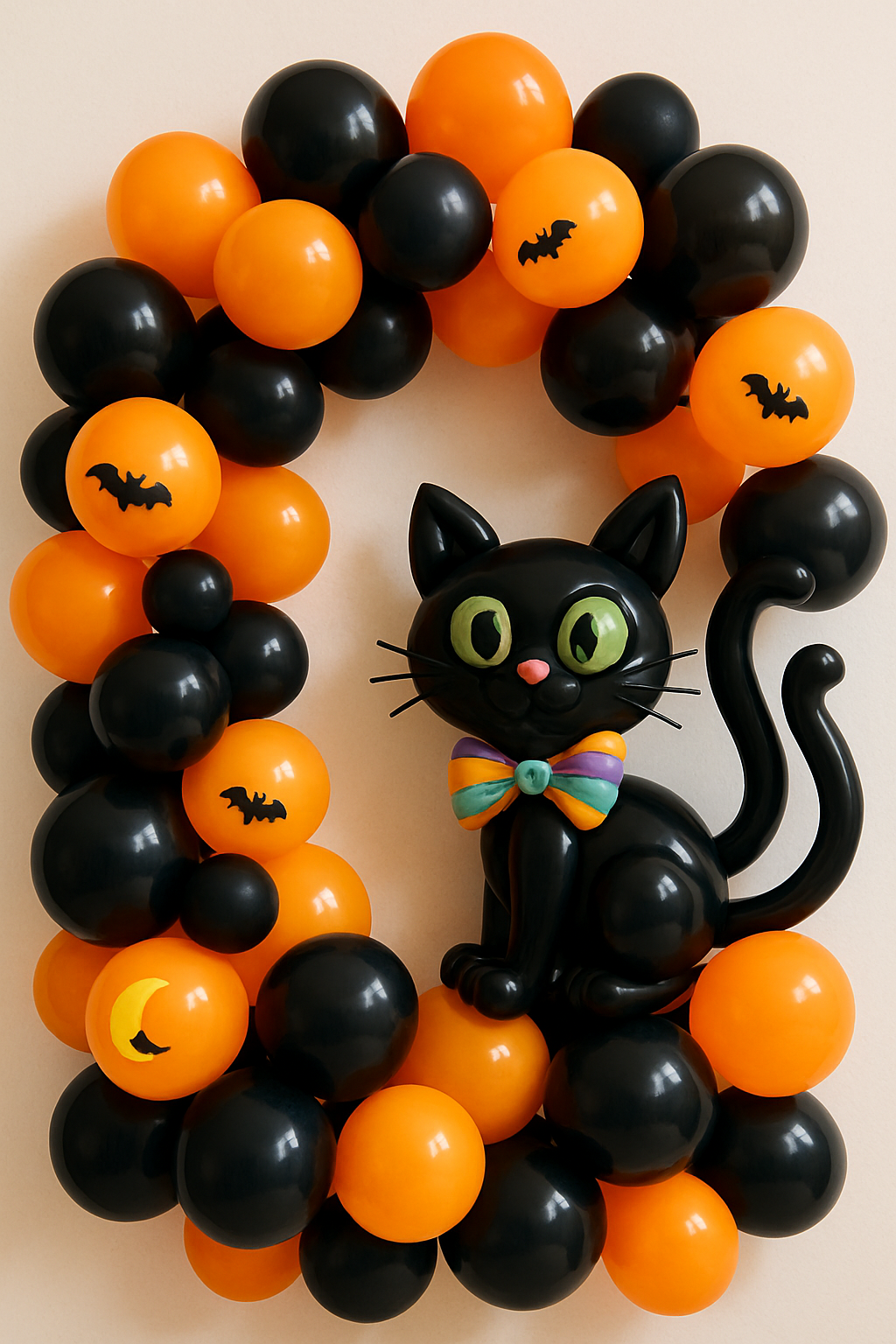 Decoração Gato Preto Balões