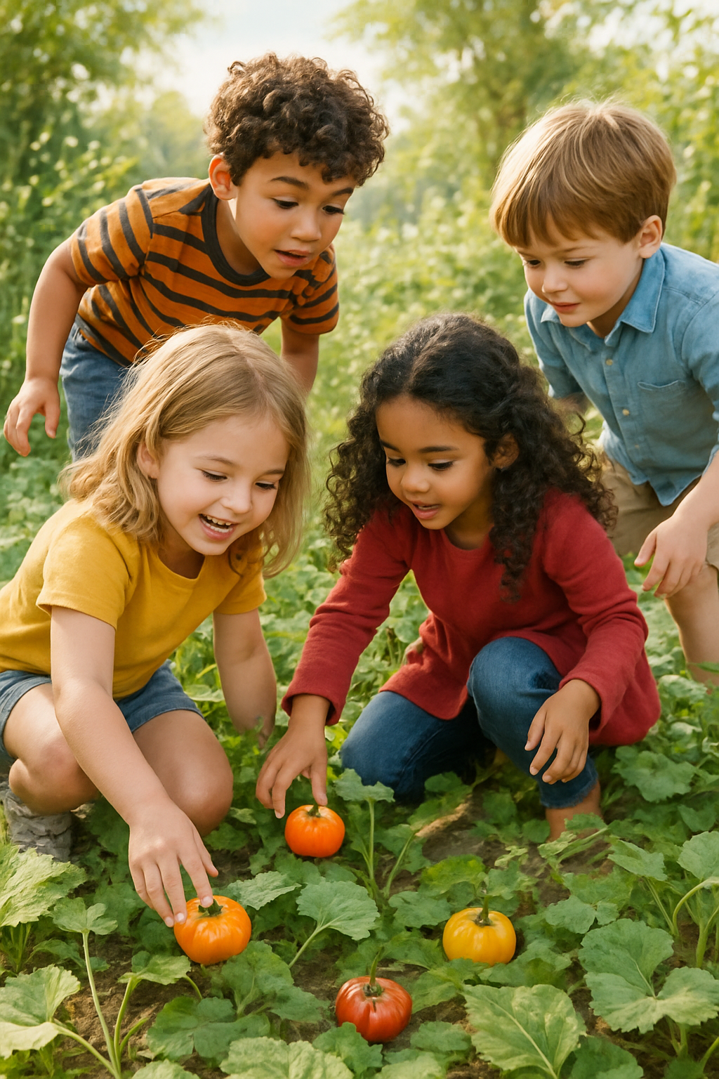 Caça ao Tesouro de Abóboras Coloridas