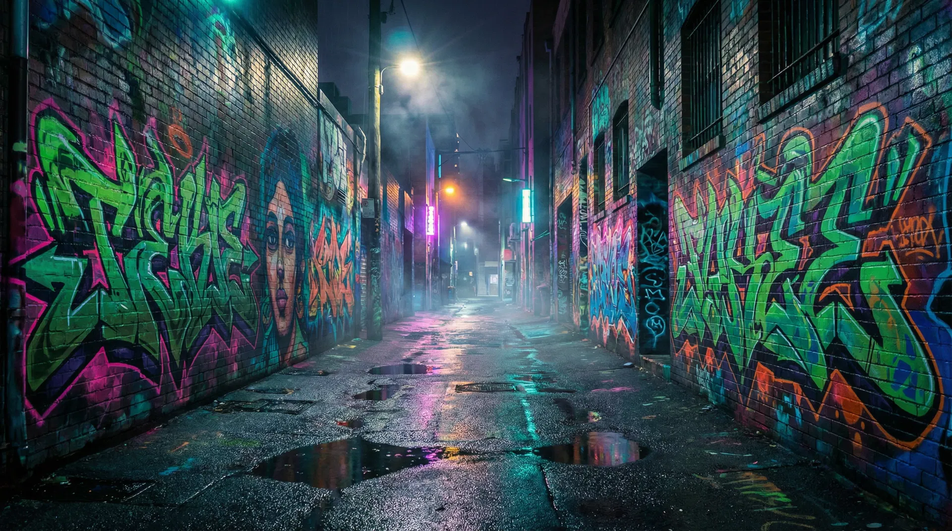 Graffiti Gasse Leistungen L.S Customs KFZ Werkstatt