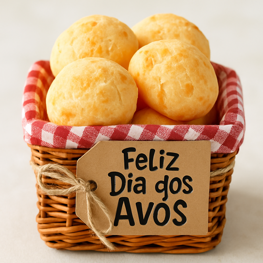 Pão de Queijo com Embalagem e Tag