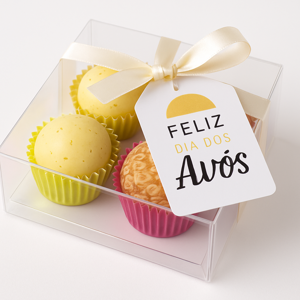 Brigadeiros Gourmet com Embalagem e Tag