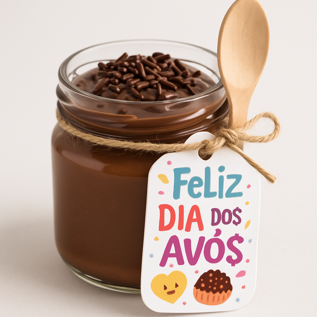 Brigadeiro de Colher com Embalagem e Tag