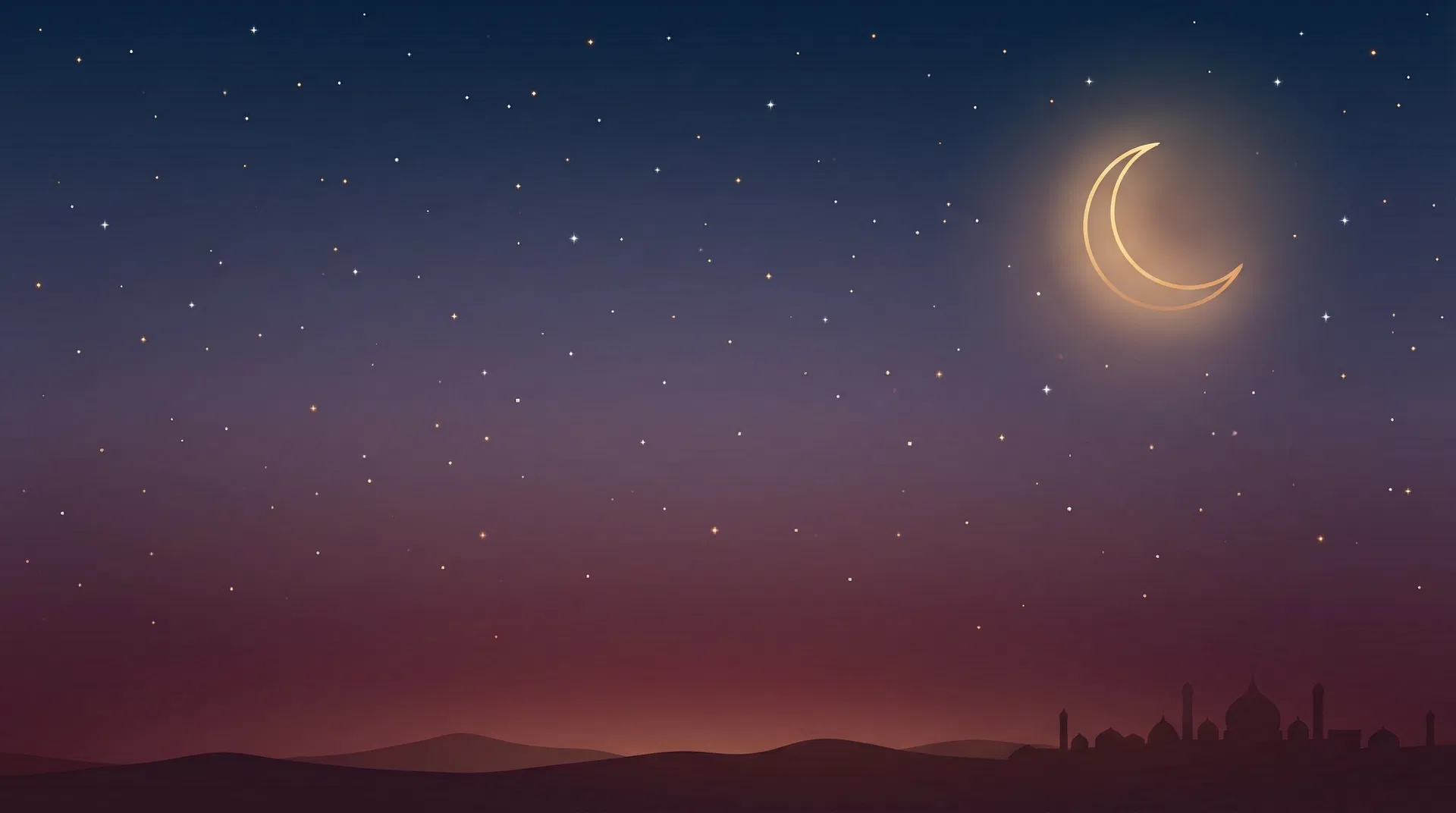 Ramadan Night Sky