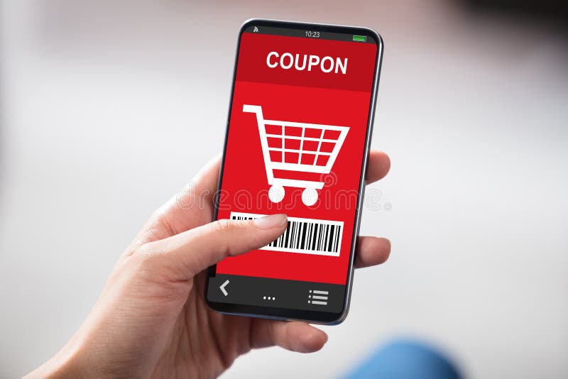 Shopping App on Smartphone
