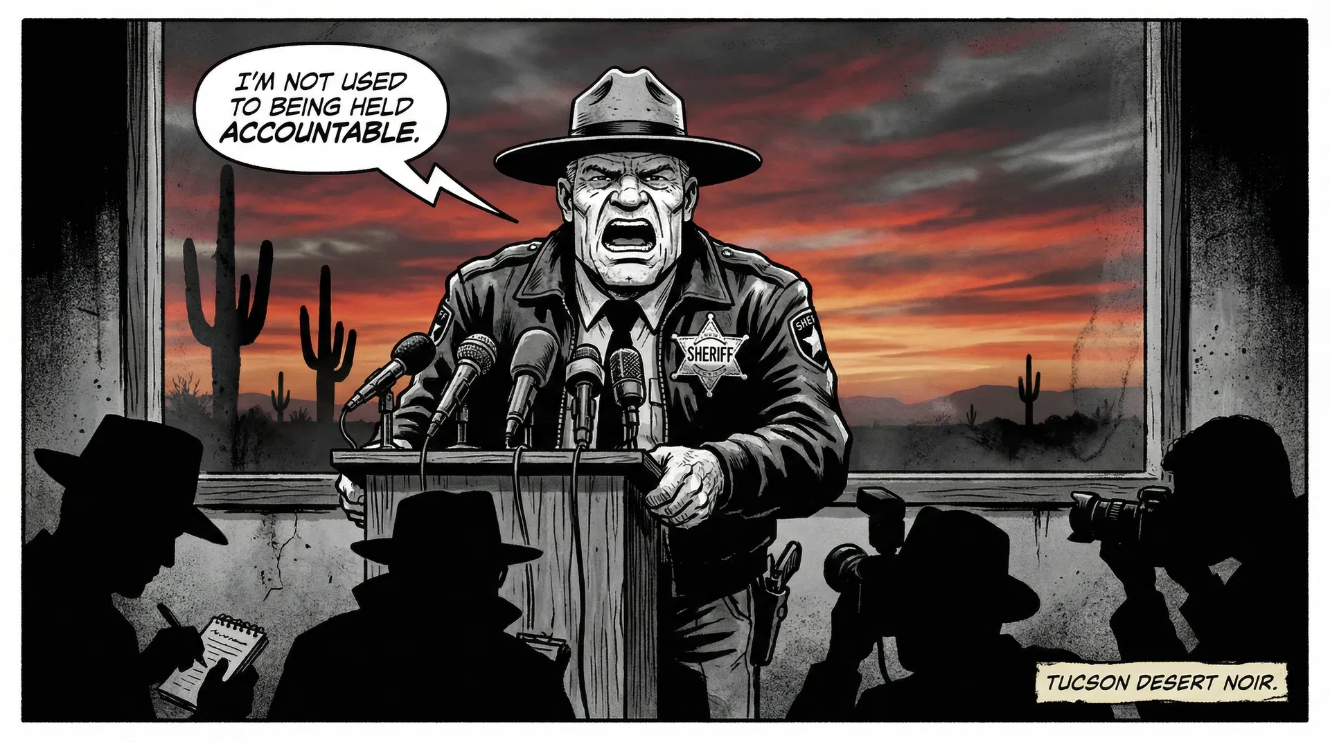 Sheriff Admits He Is Not Used To Being Held Accountable for His Words